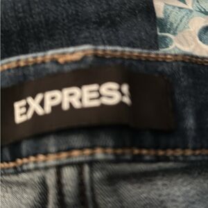 Express jeans!!!! They are in EUC. Comfy and amazing jeans.